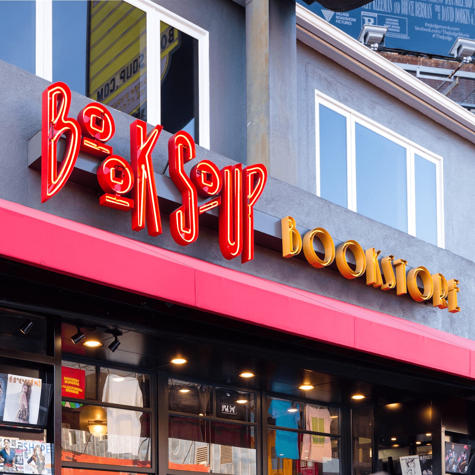 Book Soup storefront in Los Angeles